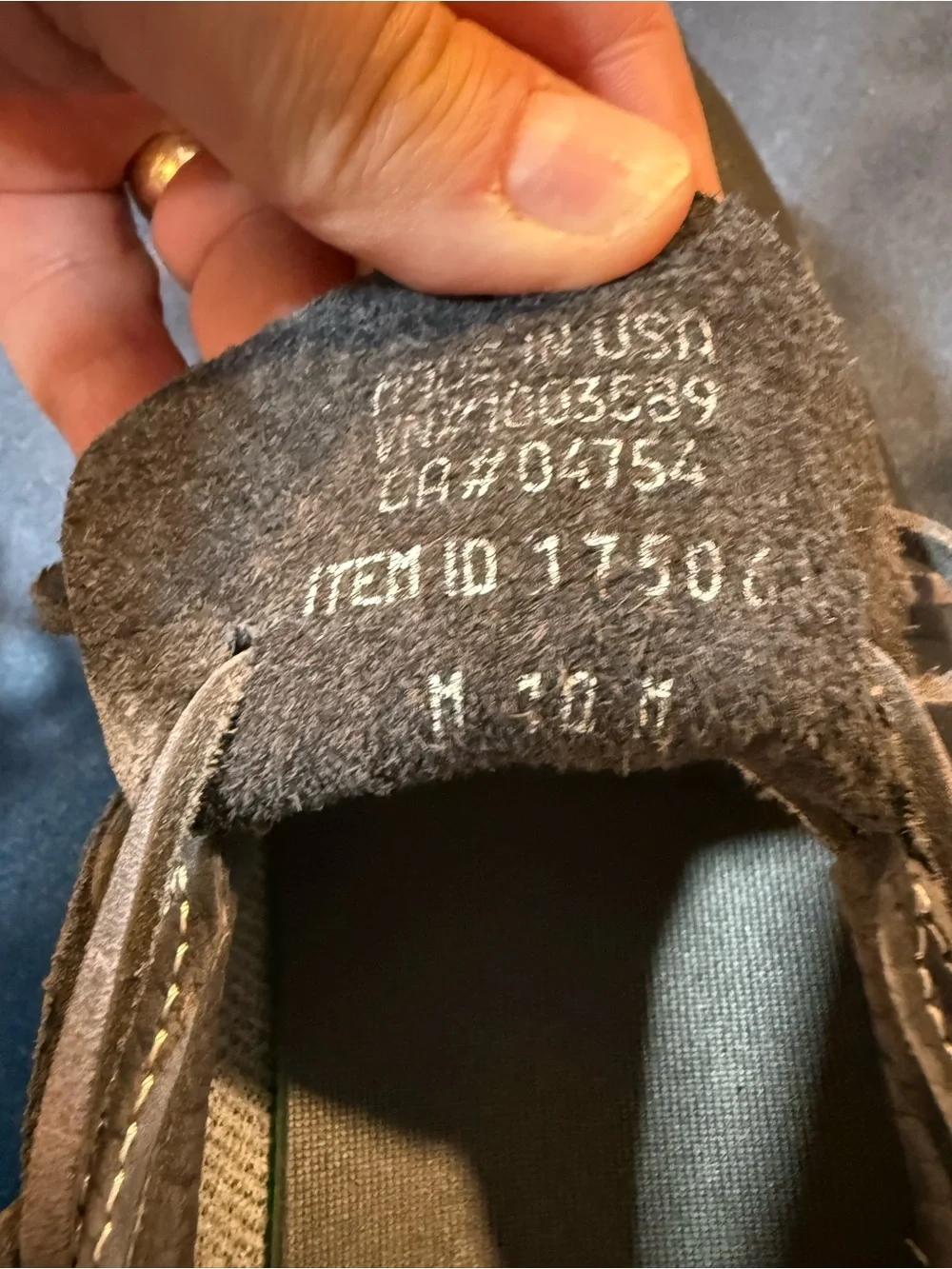 L.L. Bean Black/blue Rubber Duck Boots